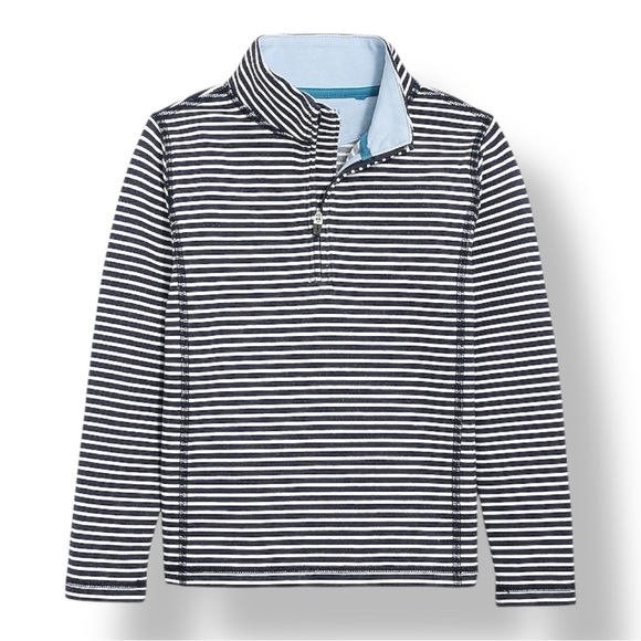 Crewcuts Other - Crewcuts | Breton Striped Performance Quarter Zip (XL)